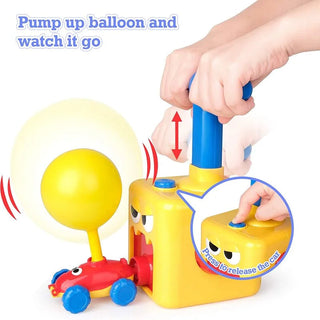 Balloon Launcher Car Toy Set Children's Balloon Launcher Toy Force Car Balloon Launcher Toys Kid's Preschool Educational Gifts Alodia Store