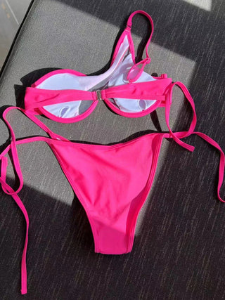 New Sexy Mesh Patchwork Bikini Set Swimsuit For Women Alodia Store