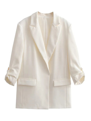Purple Blazer Women  Elegant Woman Alodia Store