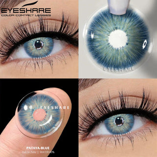 EYESHARE 1 Pair Colored Contact Lenses Natural Look Gray Eye Lenses Brown Contact Blue Lenses Fast Delivery Green Eye Lenses Alodia Store