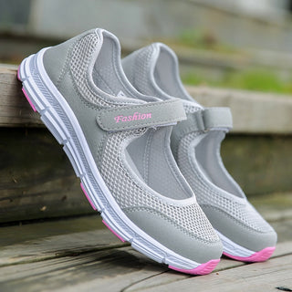 Ultra Light Mesh Flat Shoes For Women alodia store