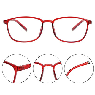 Eye Strain Ultralight PC Frame Anti Blue Rays Presbyopia Eyeglasses Flat Mirror Eyewear Spectacle Frames Reading Glasses Alodia Store