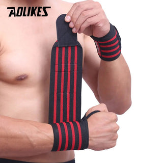 AOLIKES 1PCS Wrist Support Straps Wraps For Weight Lifting Fitness Gym Sport Wristbands Alodia Store