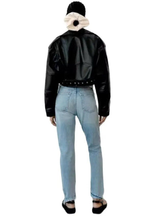 Vintage Loose Pu Faux Leather Alodia Store