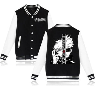 New Jujutsu Kaisen Gojo Satoru Baseball Jacket Men Women Alodia Store