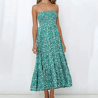 Sexy Floral Print Boho Beach Dress Alodia Store