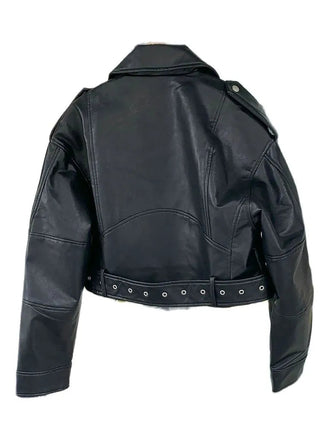 Vintage Loose Pu Faux Leather Alodia Store