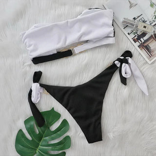 Para Praia Cameo Push Up Bikini Set Female Alodia Store
