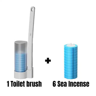Disposable Toilet Brush Cleaner With Long Handle Bathroom - Alodia Store