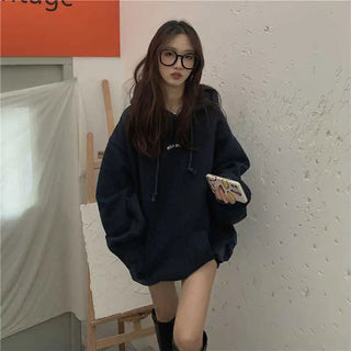 New in Hoodies & Sweatshirts Y2k Streetwear Women Top Hooded Shirt Clothes Longsleeve Oversize Sweatshirt Harajuku Manga Hoodie Alodia Store