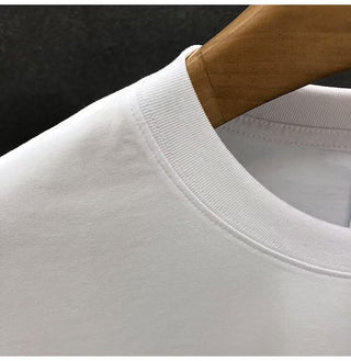 Summer Men's Cotton T-shirt Japan Men's Cool cartoon Short Sleeve Tops High Quality White T Shirt O-neck Tee Shirt Men Clothing alodia store