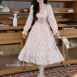 pink floral dress Alodia Store