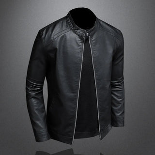 Mens Moto Biker Leather Coat Alodia Store