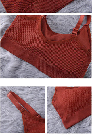 Seamless Sports Bra Women Fitness Top Yoga Bra for Cup A-D Black White Running Yoga Gym Crop Top Women Push Up Sport Bra Top Alodia Store