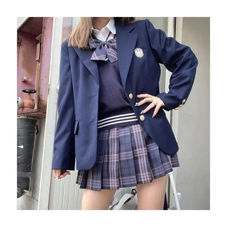 Uniform Female Drama Cardigan Japanese Coat Alodia Store