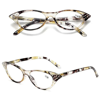 Read Magnification Cat Eye Frame Vision Care Presbyopia Glasses Hyperopia Eyewear Women Reading Glasses Computer Eyeglasses Alodia Store