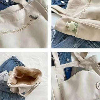 Tote Bag 2023 New Canvas Commuter Handbag Women Bag Alodia Store