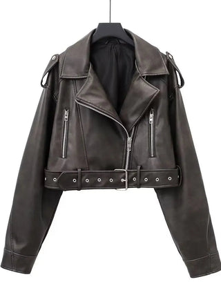 Vintage Loose Pu Faux Leather Alodia Store