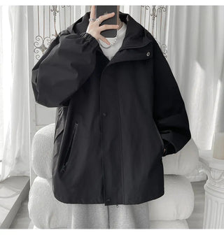 Hooded Jacket for Men Bomber Jacket ALODIA STORE