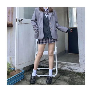 Uniform Female Drama Cardigan Japanese Coat Alodia Store