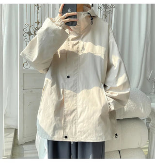 Hooded Jacket for Men Bomber Jacket ALODIA STORE