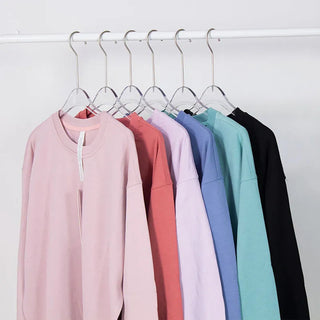 Perfectly Oversized Style Women Yoga Shirts Gym Sweatshirt Fitness Sports Pullover Long Sleeve Crop Top Workout Sportswear Alodia Store