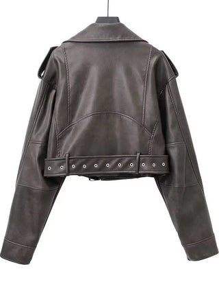 Vintage Loose Pu Faux Leather Alodia Store