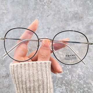 Ultra Light Anti-Blue Light Glasses Women Men Oversized Frame Eye Protection Eyeglasses Fashion Office Computer Goggles alodia store