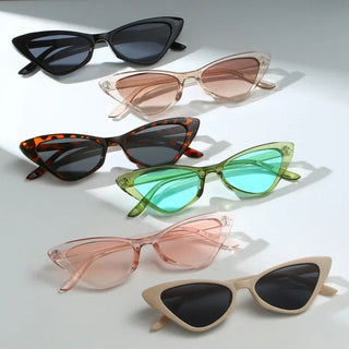 Fashion Women's Luxury Cat Eye Sunglasses Triangle Vintage Design UV400es Unisex ALODIA STORE