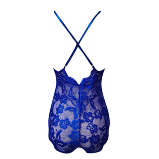 Plus Size Erotic Sexy One Pieces Lingerie Lace Embroidery Bodysuit Transparent Sex Dress Women Mesh Tights Sexy Exotic Body Sock Alodia Store