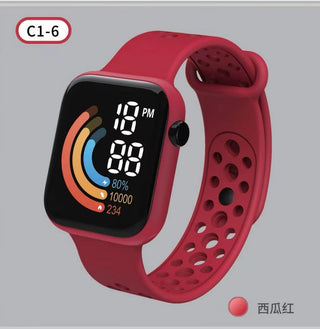 Child Watch Ultra Light LED Digital Watch for Kids Boy Girl Sports Military Silicone Wristband Electronic Clock relogio infantil Alodia Store