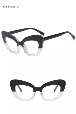 2022 New Fashion Vintage Anti Blue Light Cat Eye Women Glasse Retro Designer Eyeglasse Frame Ladies Ins Trending Clear Computer Alodia Store