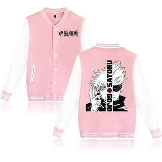 New Jujutsu Kaisen Gojo Satoru Baseball Jacket Men Women Alodia Store