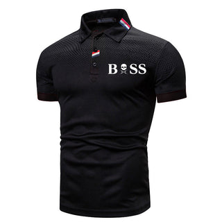 Men Polo Men Shirt Short Sleeve Polo Shirt Print Polo New Clothing Summer Streetwear Casual Fashion Men tops ALODIA STORE
