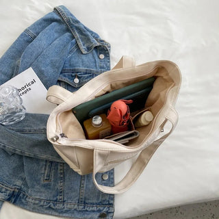 Tote Bag 2023 New Canvas Commuter Handbag Women Bag Alodia Store