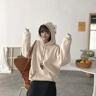 New in Sweatshirts Hoodies Autumn Winter Y2k Tops Clothes Women Sweatshirt Japanese Fashion Longsleeve Crewneck Korean Woman Emo Alodia Store