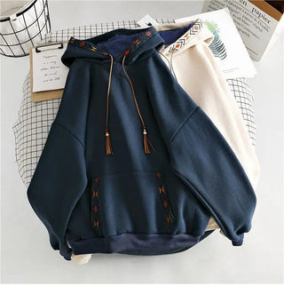 New in Sweatshirts Hoodies Autumn Winter Y2k Tops Clothes Women Sweatshirt Japanese Fashion Longsleeve Crewneck Korean Woman Emo Alodia Store