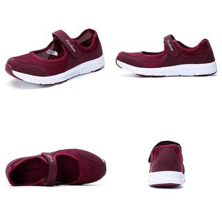 Ultra Light Mesh Flat Shoes For Women alodia store