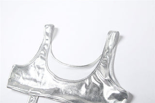 Summer Sliver Color CropTop Women New Sexy Alodia Store