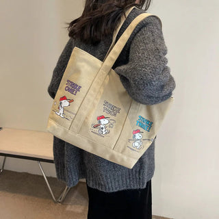 MINISO Disney Series Cartoon Cute Canvas Bag Women Alodia Store