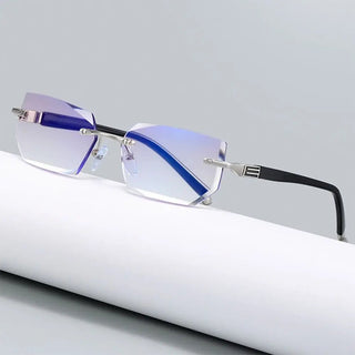 Fashion Anti-Blue Light Reading Glasses Trimming Frame Eye Protection Ultra Light Office Eyeglasses For Men Women Eyewear Alodia Store