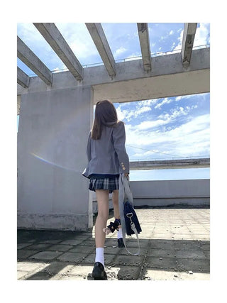 Uniform Female Drama Cardigan Japanese Coat Alodia Store