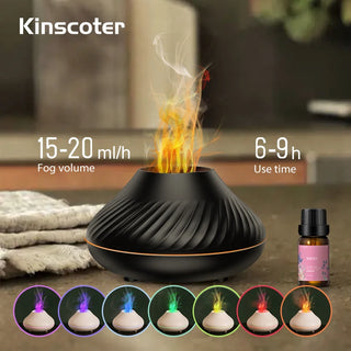 KINSCOTER Volcanic Aroma Diffuser 130ml USB Portable Air Humidifier - Alodia Store