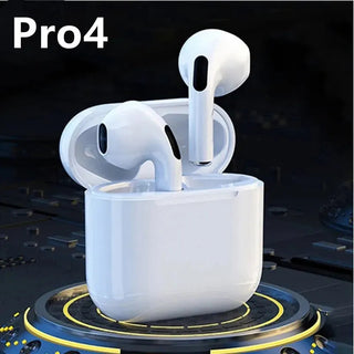Pro 4 TWS Wireless Headphones Earphone Bluetooth-compatible 5.0 Waterproof Headset with Mic for Xiaomi iPhone Pro4 Earbuds ALODIA STORE