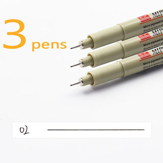 Manga Markers Needle Pen Art Hand-painted Sketch Pens Stationery Set alodia store