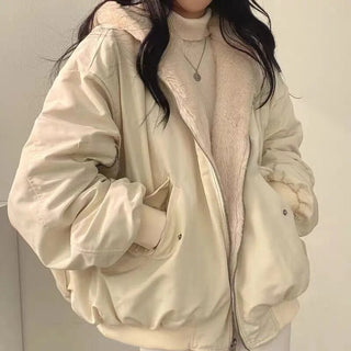 soft and thick leisure stand-up collar women's jacket Alodia Store