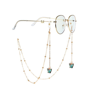 2023 NEW Fashion Pendant Glasses Chains Cross Eyeglasses Sunglasses Spectacles Metal Chain Holder Cord Lanyard Necklace alodia store