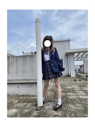 Uniform Female Drama Cardigan Japanese Coat Alodia Store