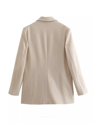 TRAF 2024 Long Sleeve Blazers for Women Coat Alodia Store