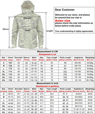 Soft Shell Autumn and Winter Plush Thickened Mountaineering Tactics Training  Keep Warm Waterproof  Windproof Charge Suit Alodia Store